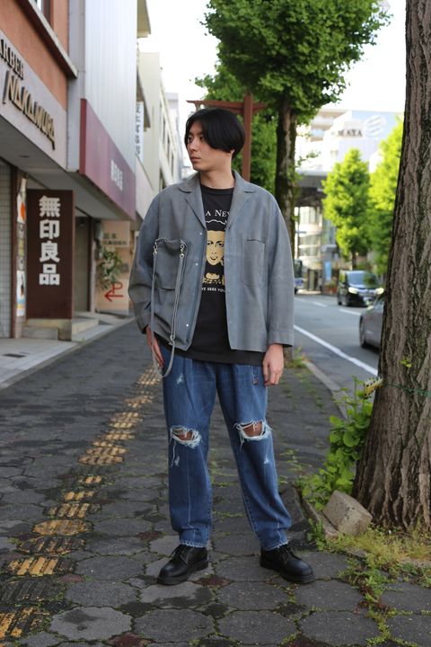 YOKE SUEDE OUT-OFF SHIRTS JACKET(YK21SS0215B) style.2021.4.29