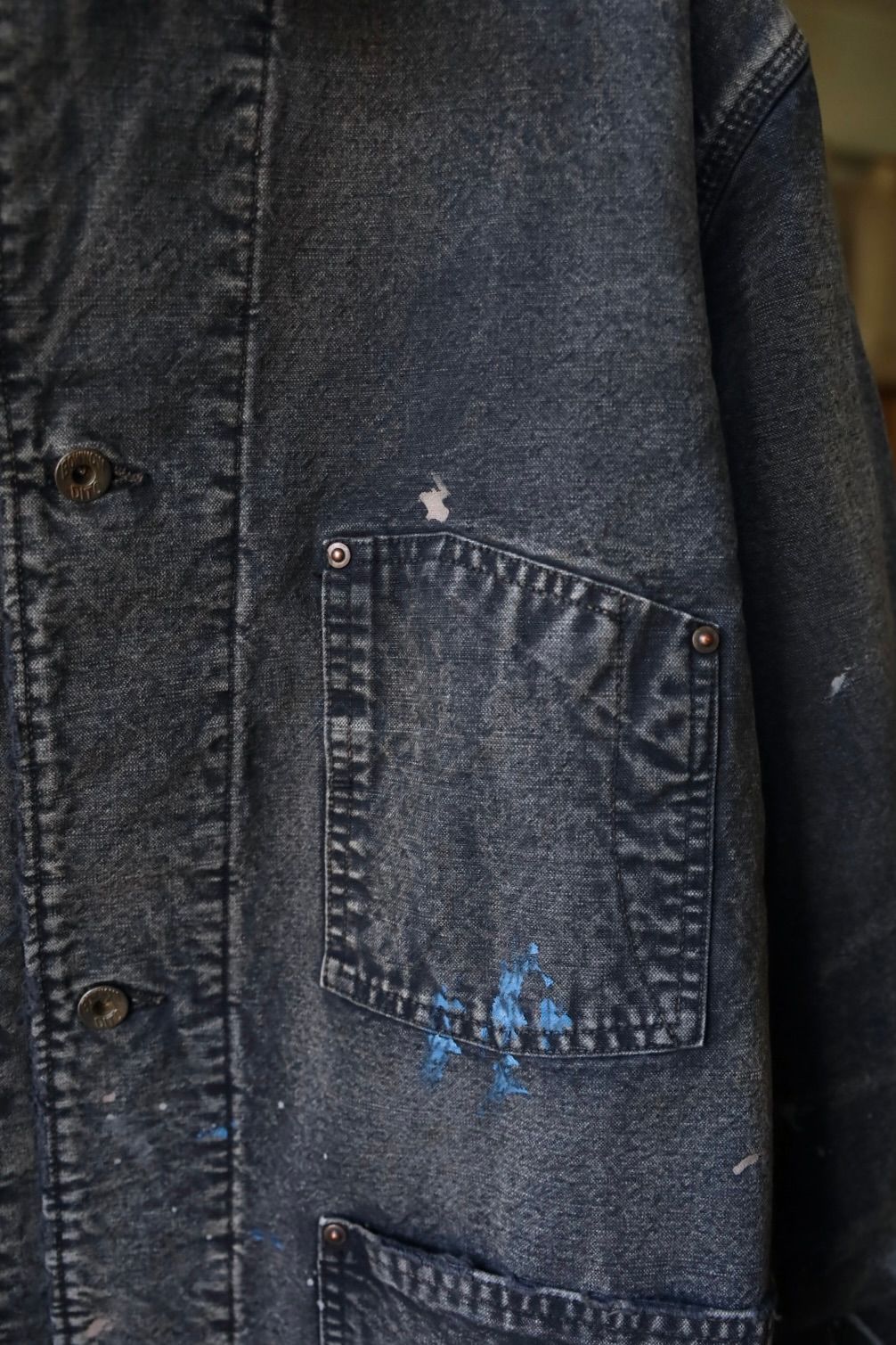 BOW WOW 25FWバウワウ  カバーオールDUCK COVERALL BLANKET LINER AGED(BW252-DCBL) AGED BLACK