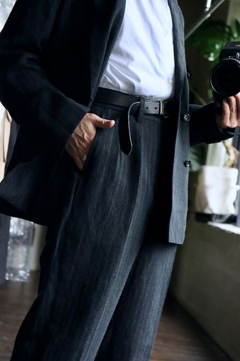 A.PRESSE アプレッセ22FW Double Breasted Jacketスタイル