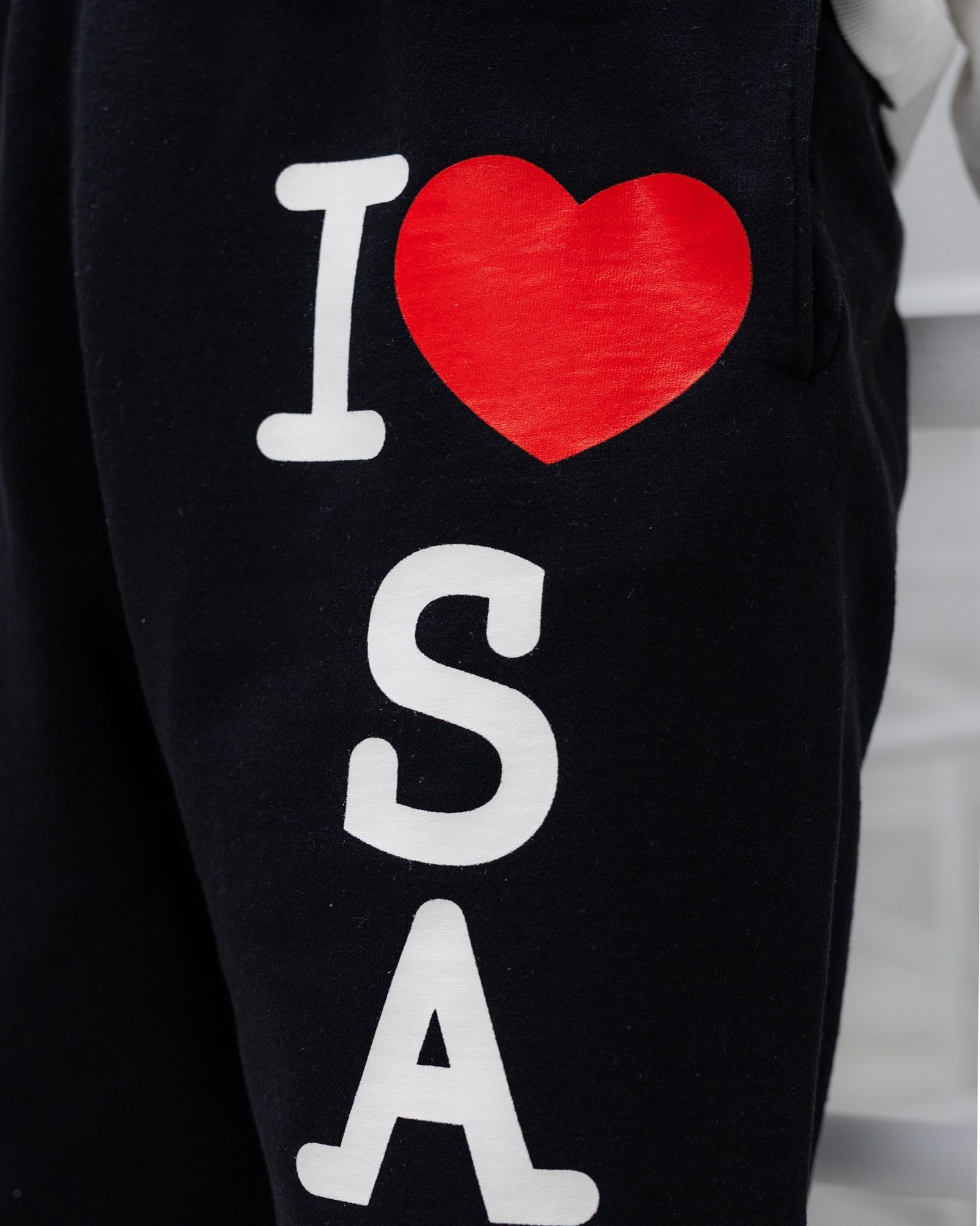 セントマイケル 26SS I LOVE SAINT SWEAT PANTS(SM-MK8-0000-062)BLACK★1月10日(土)発売！