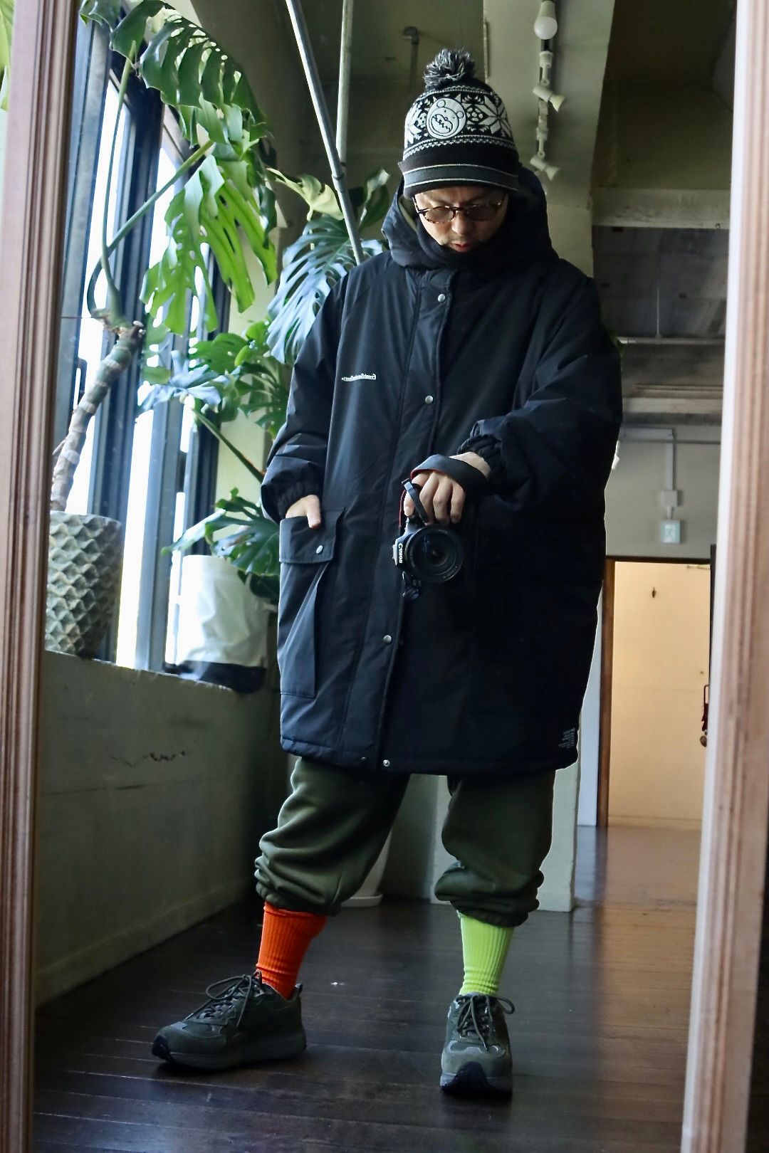 S.F.C 22AW ベンチコート Stripes For Creative-