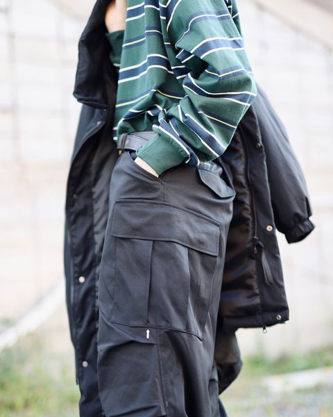 FreshService × HOUYHNHNM 23AW UTILITY SHOOTING COAT &SHOOTING CARGO PANTSスタイル