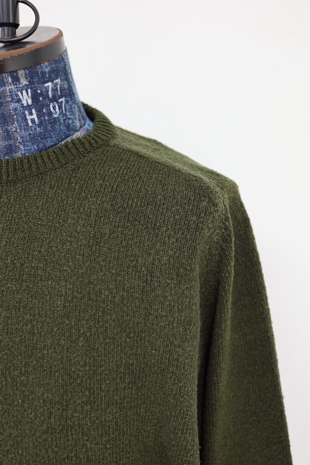 アプレッセ 2026 STYLE1 Washed Silk Nep Crew Neck Sweater(26SAP-03-07)OLIVE☆1月10日(土)発売！