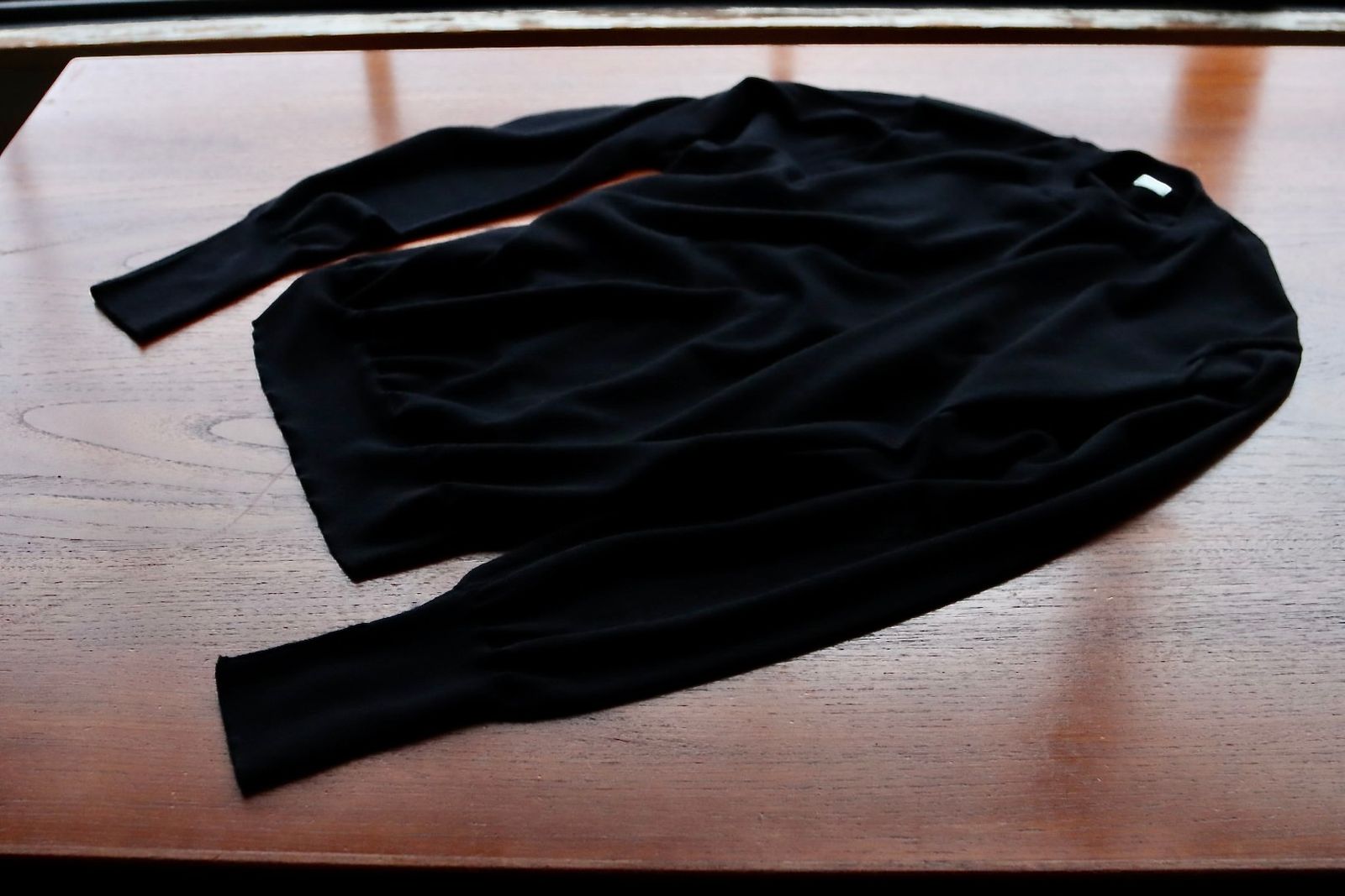 アプレッセ23SSニット Cashmere High Gauge Crew Neck Sweater(23SAP-03-05H)BLACK