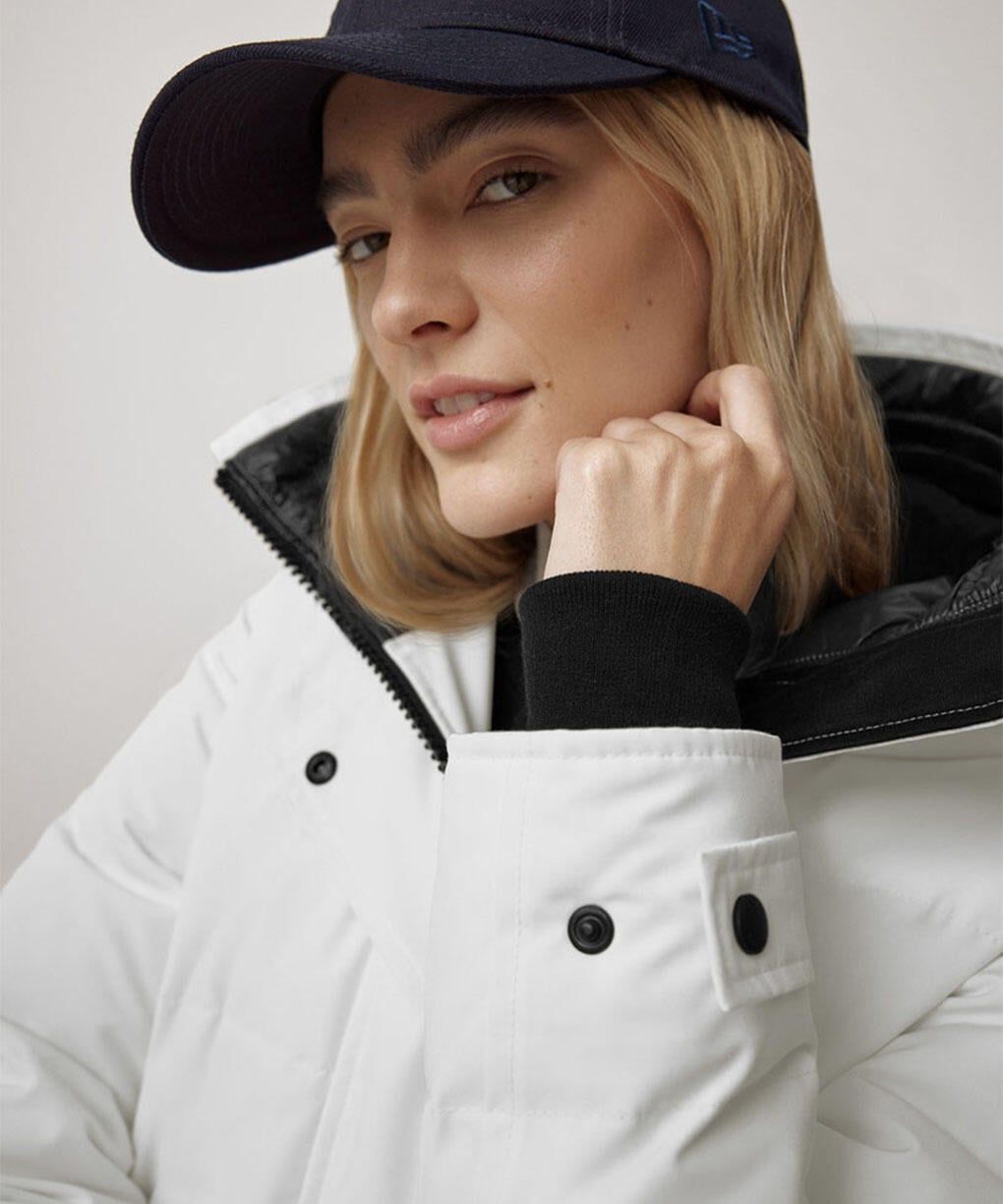 カナダグースレディース Shelburne Parka Black Label (3802WB)North Star White