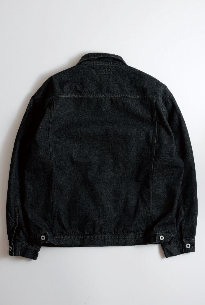 ファンダメンタル デニムジャケット THIRD THIRD JACKET RINSE(FA25JK33R-BK)BLACK