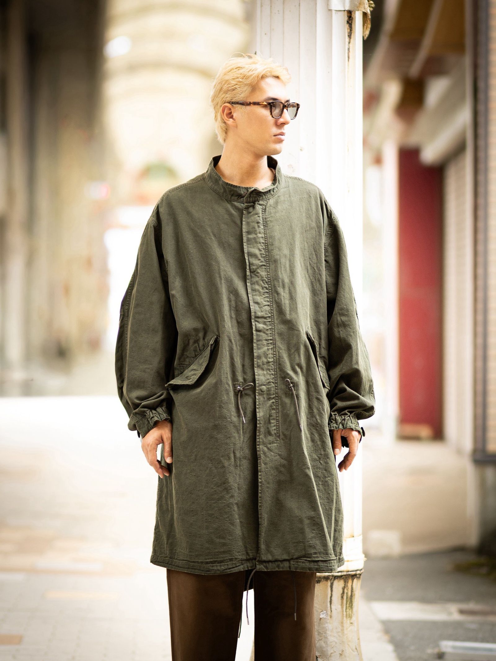 A.PRESSE Vintage Washed Wool M-65 Field Parka スタイル