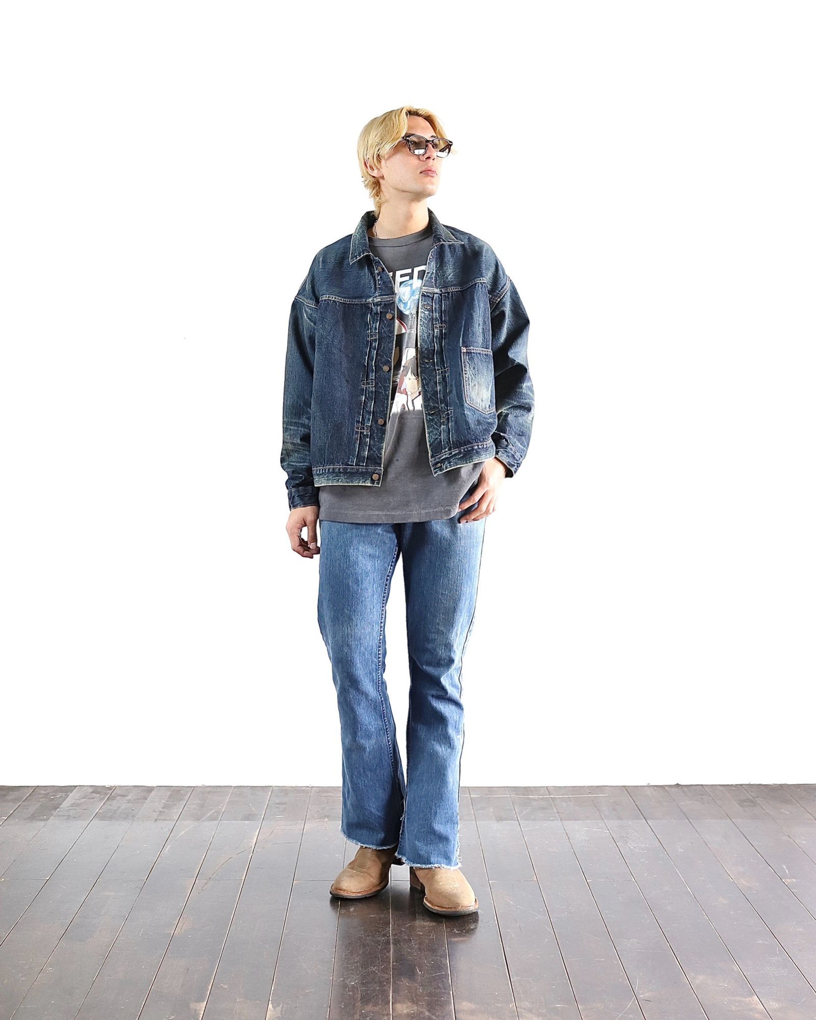 セントマイケル 24SS ベルベルジンコラボデニムジャケット FIRST DENIM 