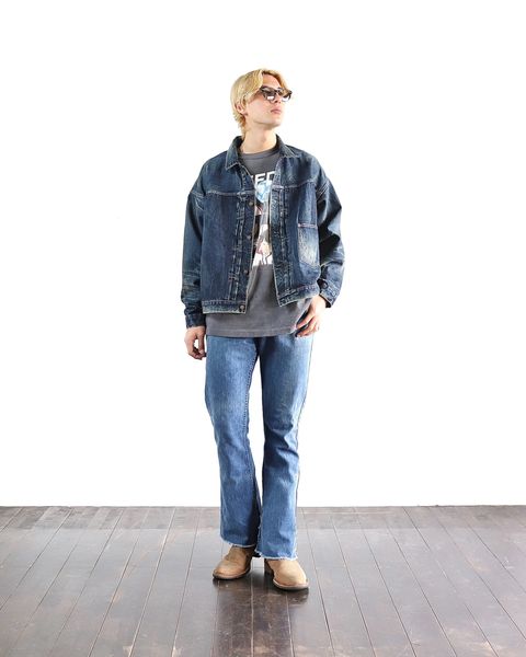 セントマイケル 24SS ベルベルジンコラボデニムジャケット FIRST DENIM JACKET style 2024.4.5