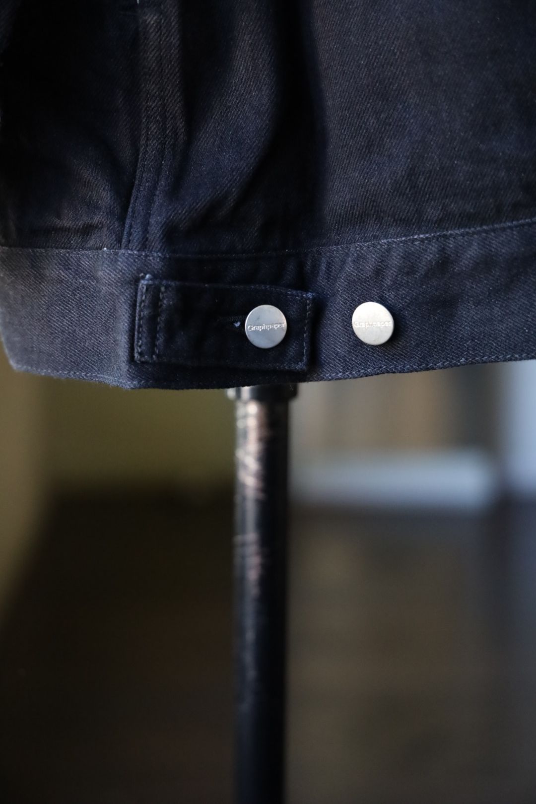 グラフペーパー Selvage Denim Jacket(GU253-20054RB)BLACK_WASHED
