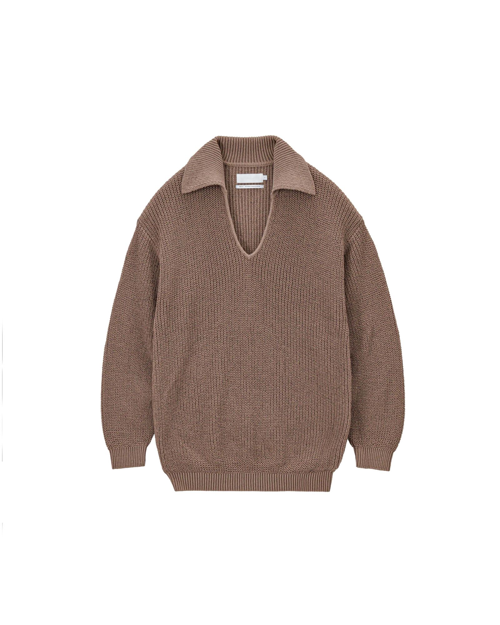 グラフペーパー Women's 26SS  Coiled Wool Nyion Skipper Knit(GL261-80436)TAUPE☆2月28日(土)発売！