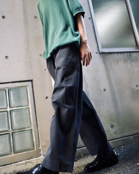 A.PRESSE アプレッセ 23AW USAF Hemmed Bottomsスタイル