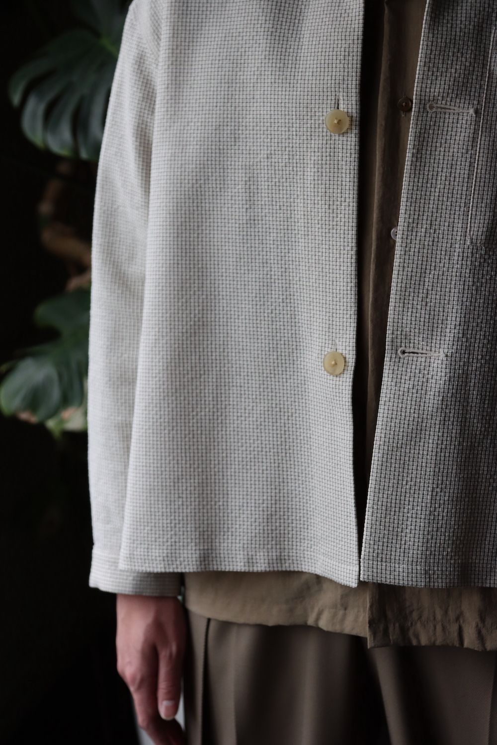 SEEALL ONE POCKET MINIMAL SHIRTS JACKET style.2022.3.18.