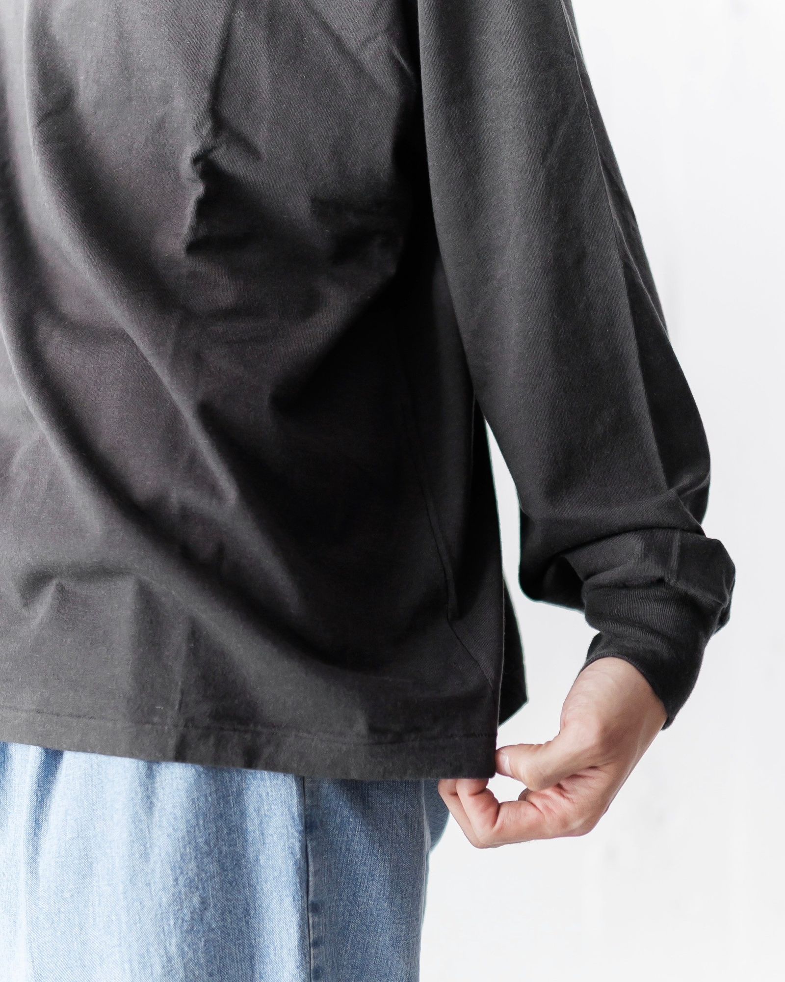 A.PRESSE - アプレッセ 25SS Cashmere Blend L/S T-Shirt(25SAP A.PRESSE - アプレッセ 25SS Cashmere Blend L/S T-Shirt(25SAP