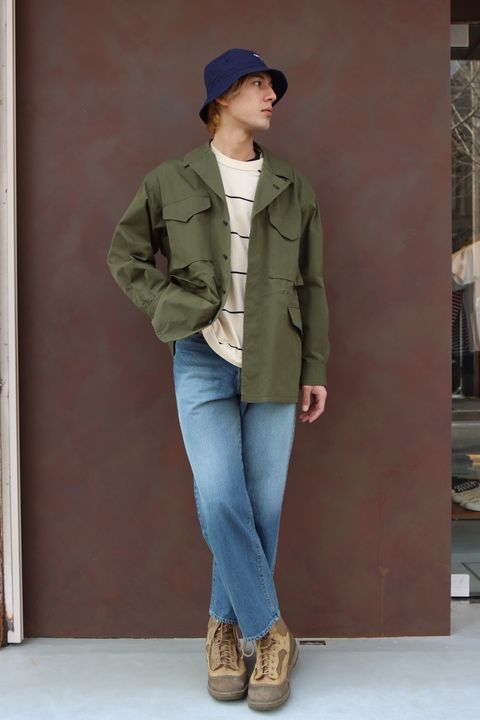 blurhms 24SS blurhms NAPP Border L/S Tee & blurhms ROOTSTOCK Denim Classic sytle 2024.2.12