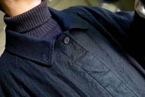 COMME des GARCONS HOMME ウールサージ縮絨コートスタイル2024.10.10.