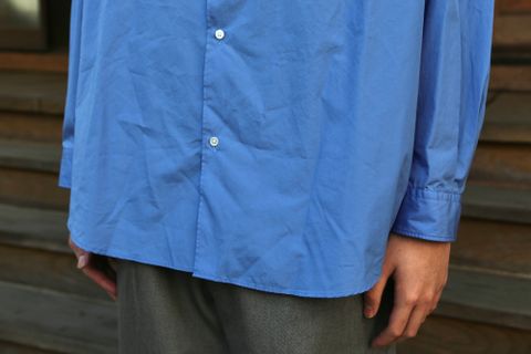 Broad L/S Oversized Regular Collar Shirt style.2021.1.17.