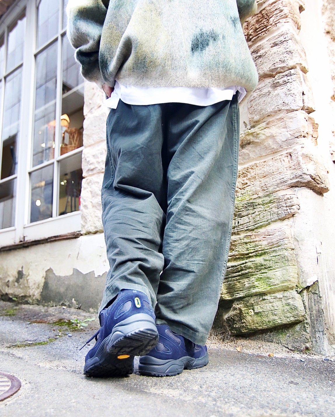 YOKE ヨーク 23AW LANDSCAPE MOHAIR JACQUARD CREWNECK CARDIGAN