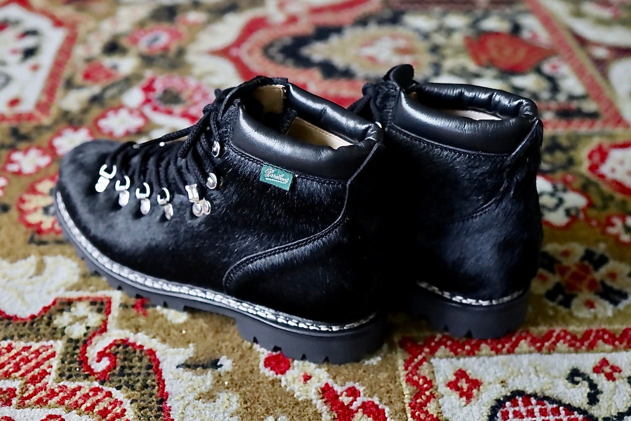 ジュンヤワタナベマン 25AW ヘアハイド PARABOOT (WP-K105-001)BLACK★新作発売!