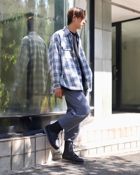 STRIPES FOR CREATIVE FW23 CROPPED FLEECE PANTSスタイル