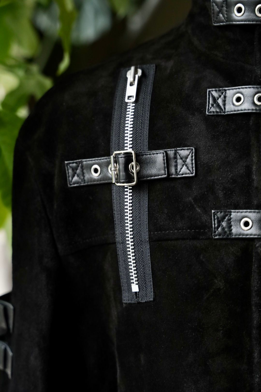 doublet 25AW BUCKLE OVERLOAD LEATHER JACKET(25AW06BL222)BLK SUEDE☆7月12日(土)発売！