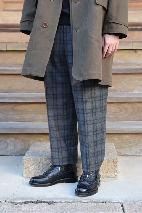 A.PRESSE  Motorcycle Half Coat"OLIVE"style