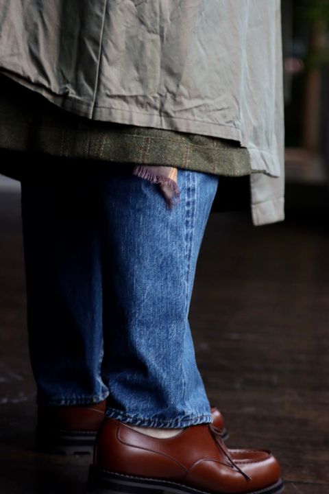 アプレッセ22FW Tweed Balmacaan Coatスタイル2022.10.1.