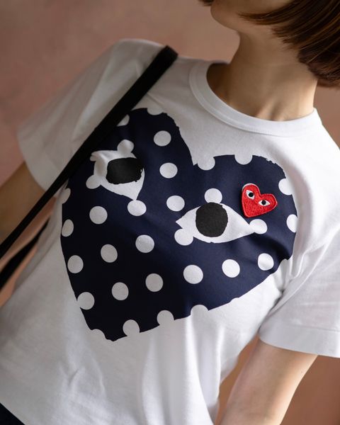 PLAY COMME des GARCONS ポルカドットTシャツstyle.2024.06.03