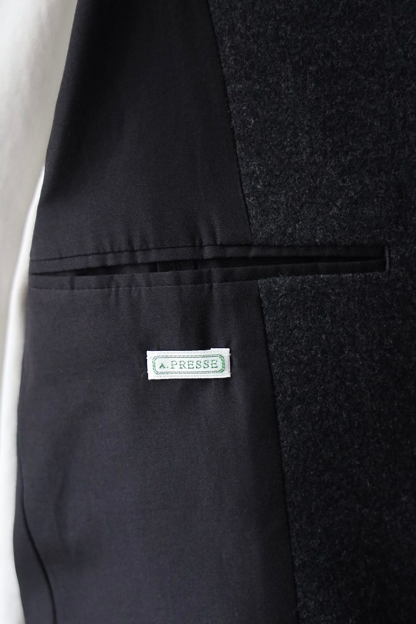 アプレッセ 2025 STYLE2 Wool Flannel Jacket(25AAP-01-34)CHARCOAL☆9月27日(土)発売！