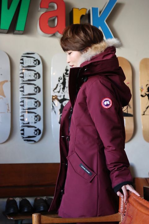 CANADA GOOSE ROSSCLAIR PARKA"BORDEAUX"style.2021.12.4.