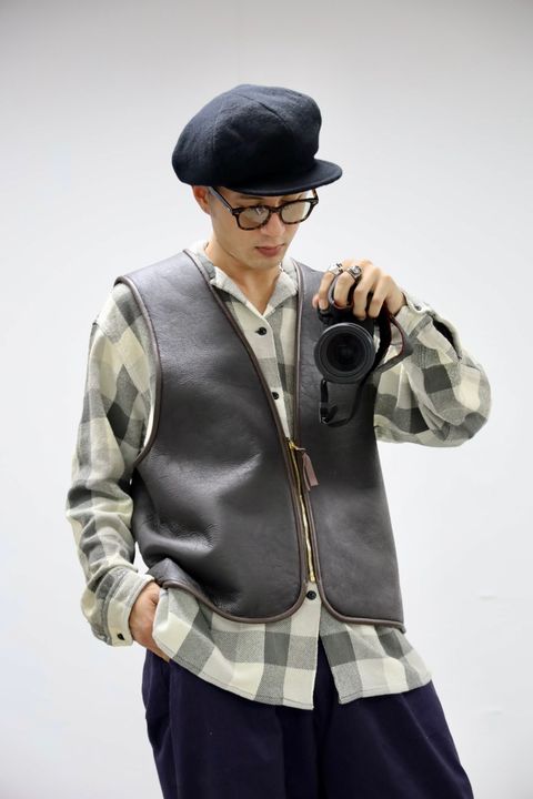 Gurank Lamb Skin Vest 新作発売！