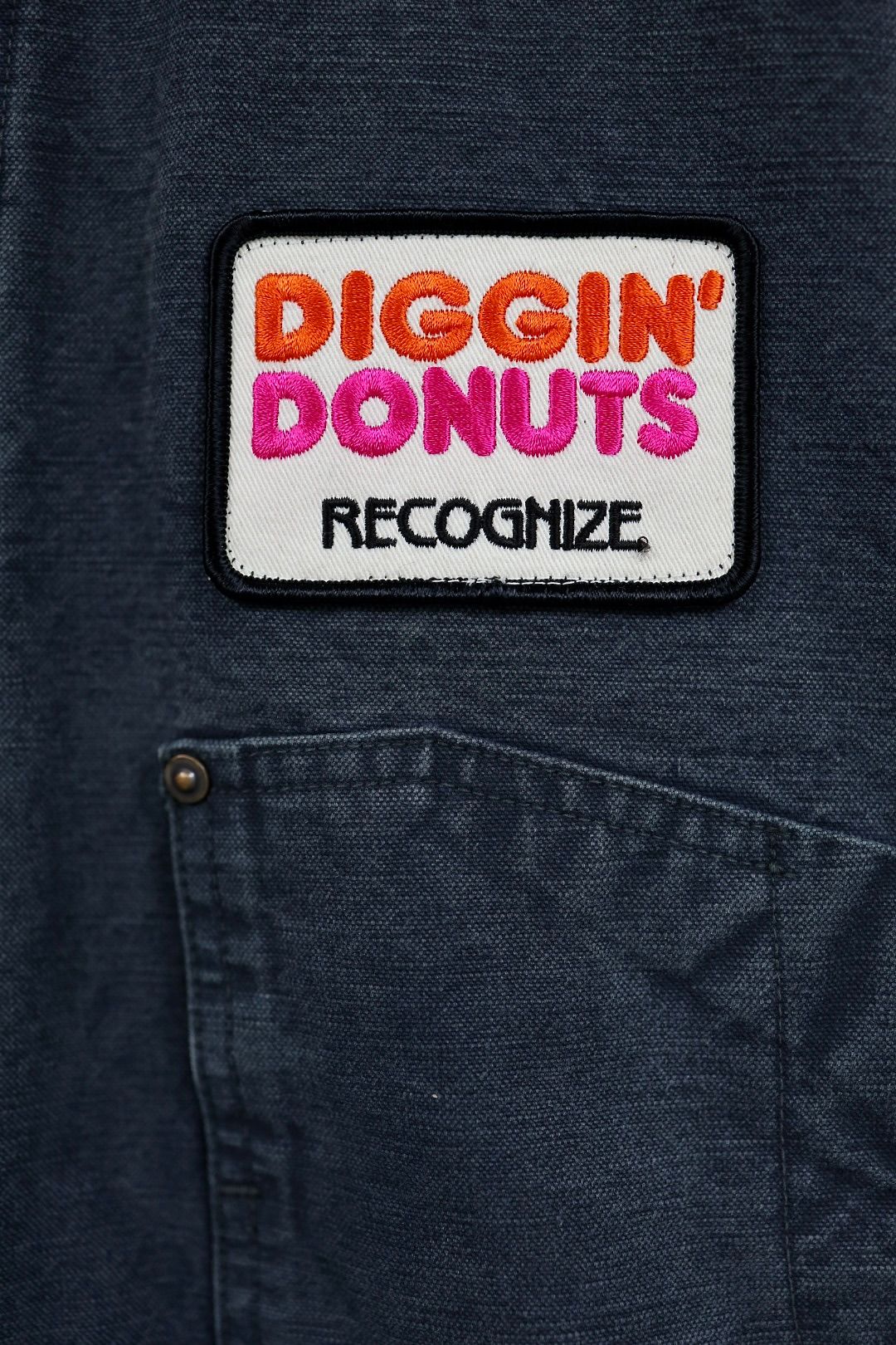 BOW WOW 25FWバウワウ  DIGGIN' DONUTS DUCK COVERALL AGED(BWRC252-DDDC) AGED NAVY