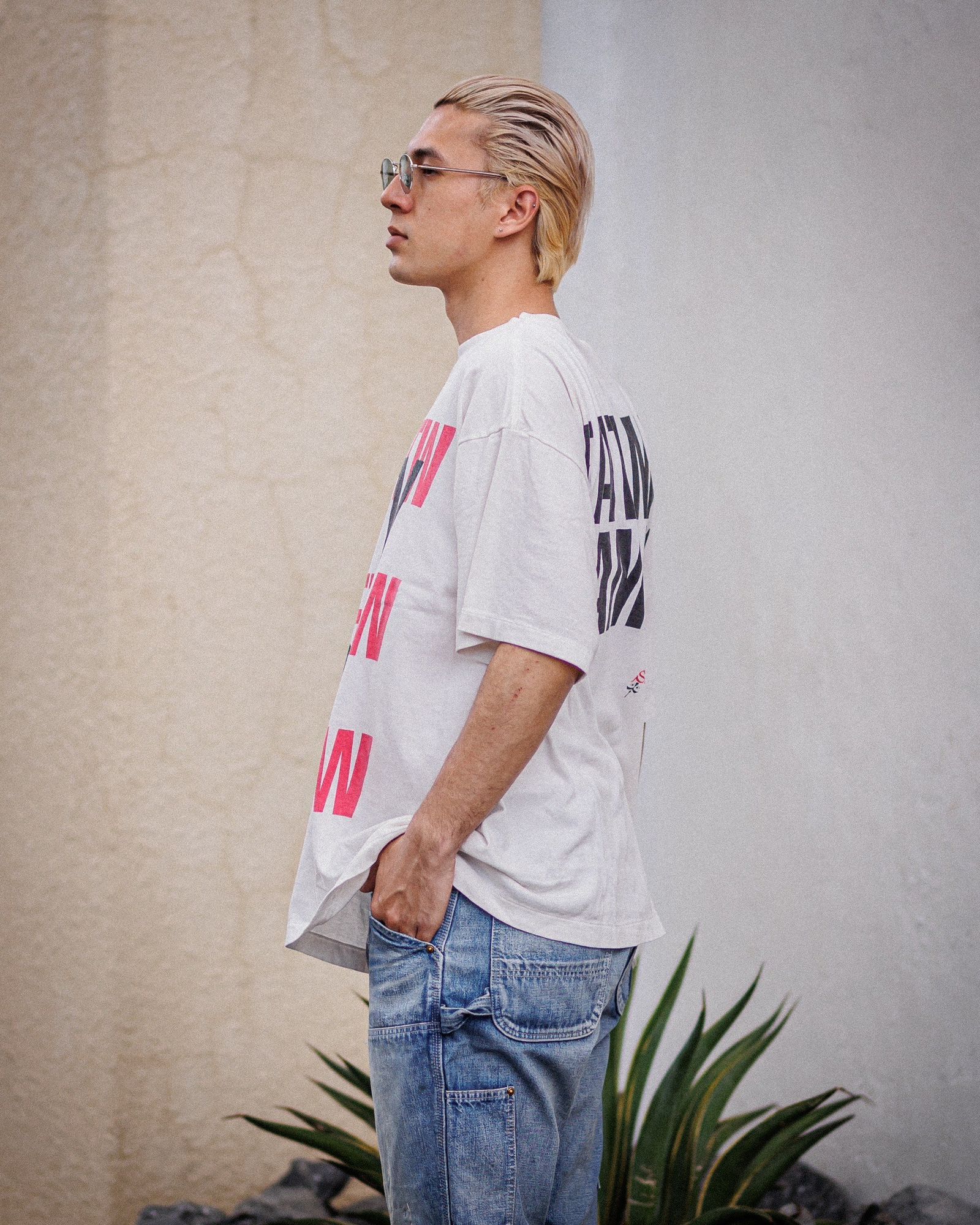 【SAINT Mxxxxxx】SS TEE DIRTY PIG WHITE /Tシャツ/要在庫確認 SAINT M×××××× - 【残りわずか】SM-HR8-0000-021 / SS TEE