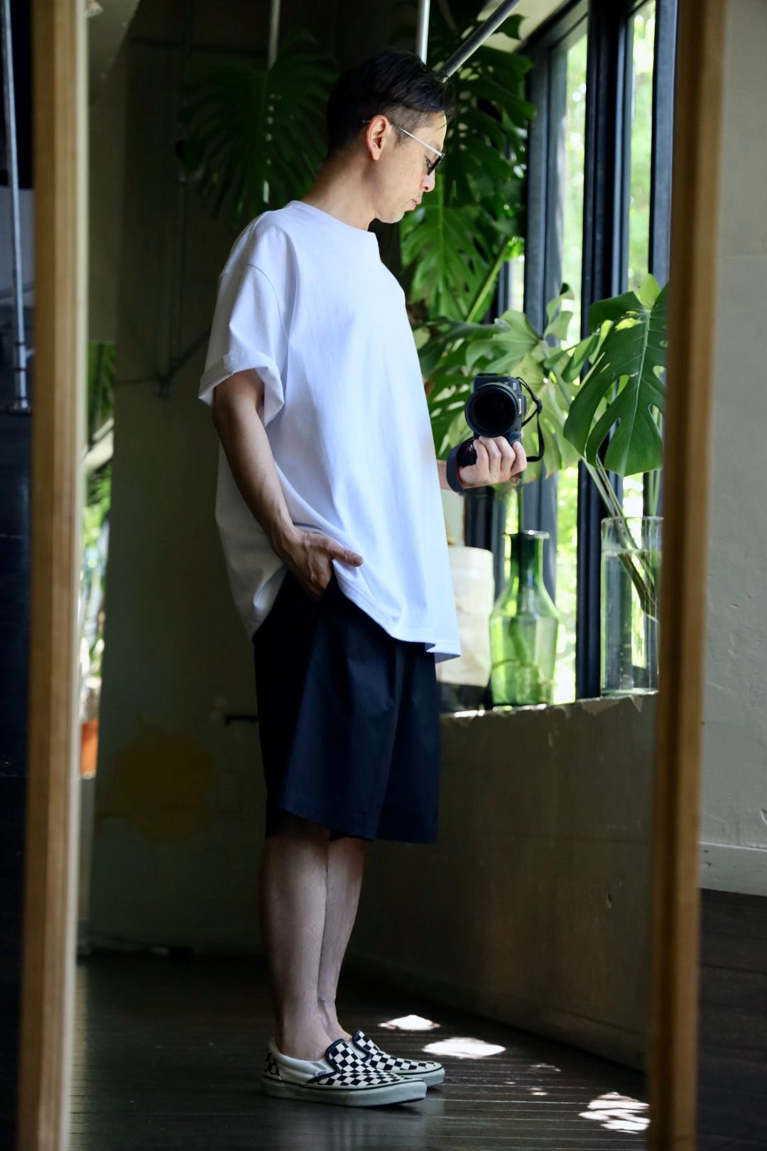 グラフペーパー Heavy Weight S/S Oversized Tee(WHITE)
