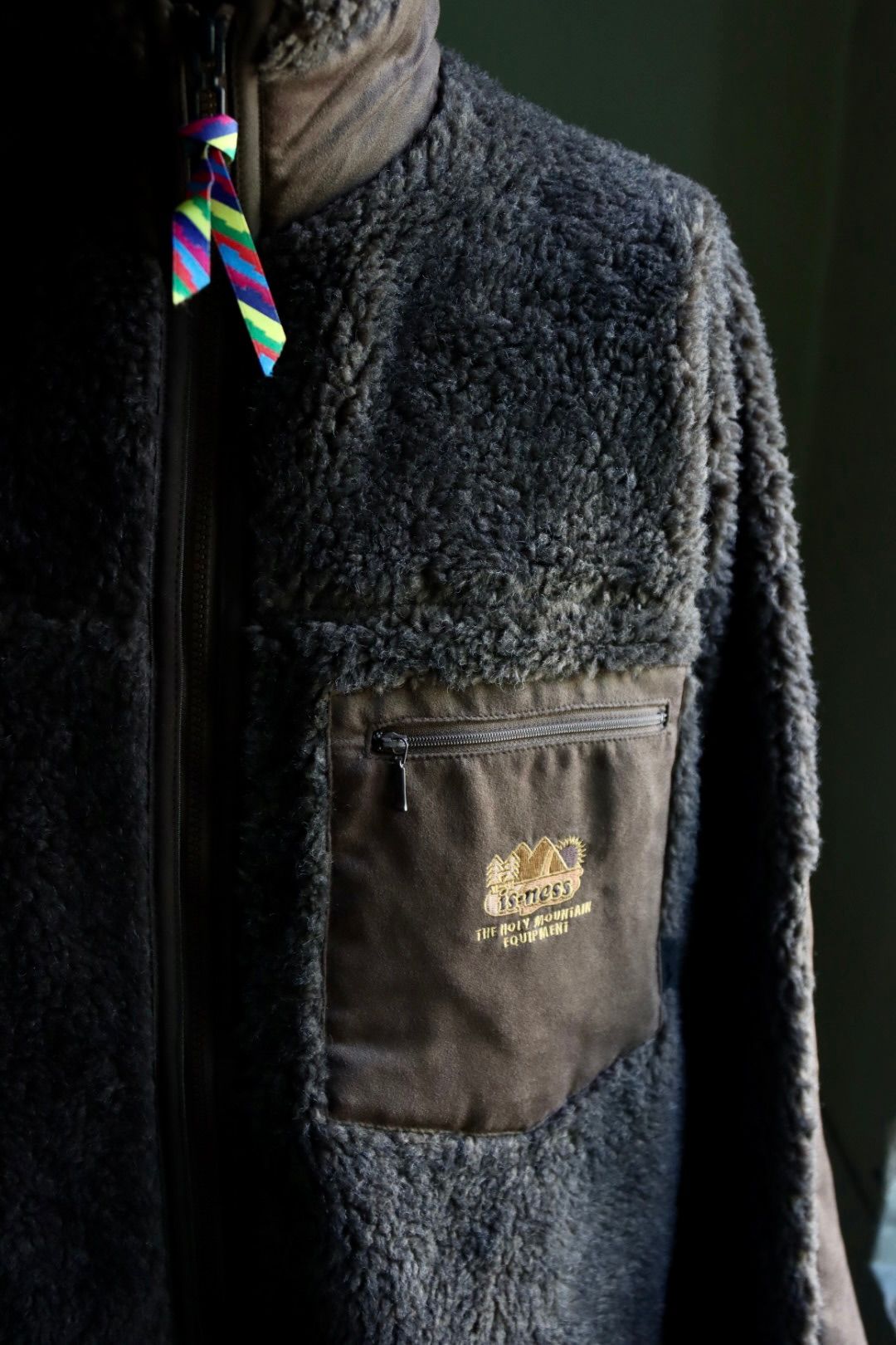 イズネス23AW THM FLEECE JACKET is-ness×Y(dot)BY NORDISK(1005AWFLEECEJK01)MOCHA