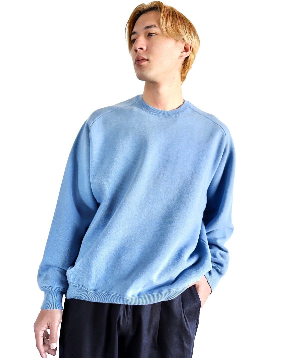 国内発送 トップス A.PRESSE Vintage Sweatshirt blue トップス