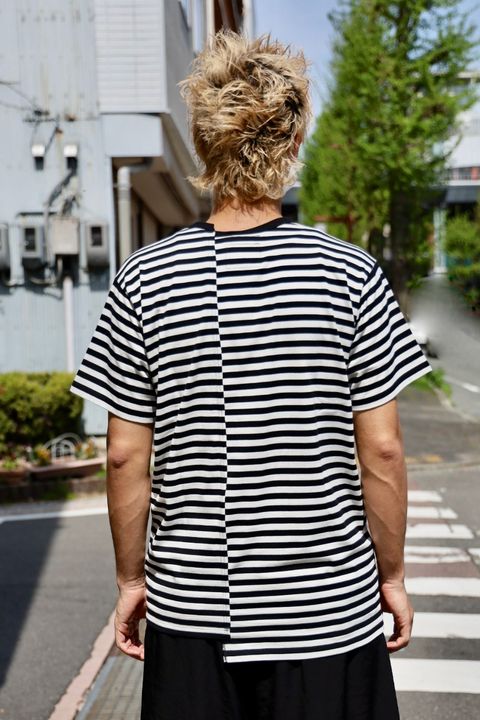 Yohji Yamamoto 新作天竺ボーダー Tシャツ 新作発売！