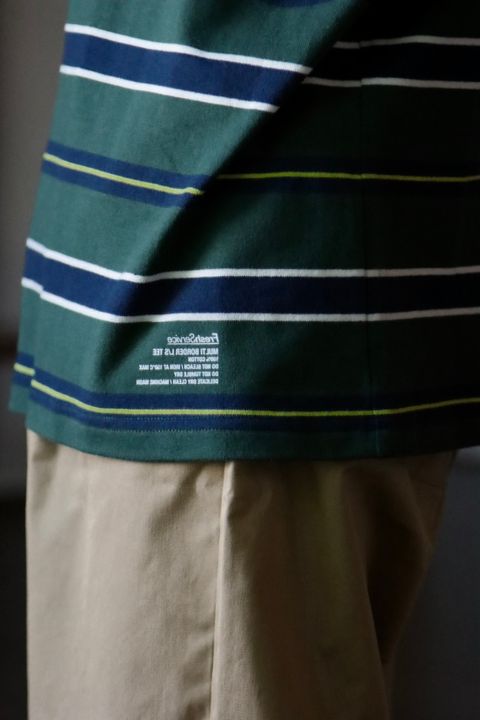FreshService フレッシュサービス 23AW MULTI BORDER L/S TEEスタイル