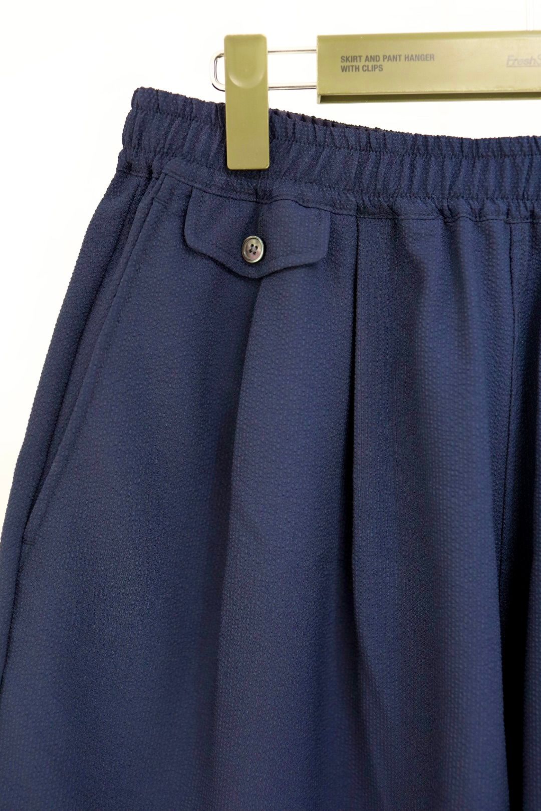 フレッシュサービス 26SS SEERSUCKER STRIPE EASY SHORTS(FSC262-40114)NAVY☆6月13日発売！