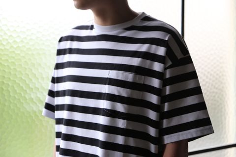 Graphpaper Border S/S Pocket Tee style.2021.5.2.