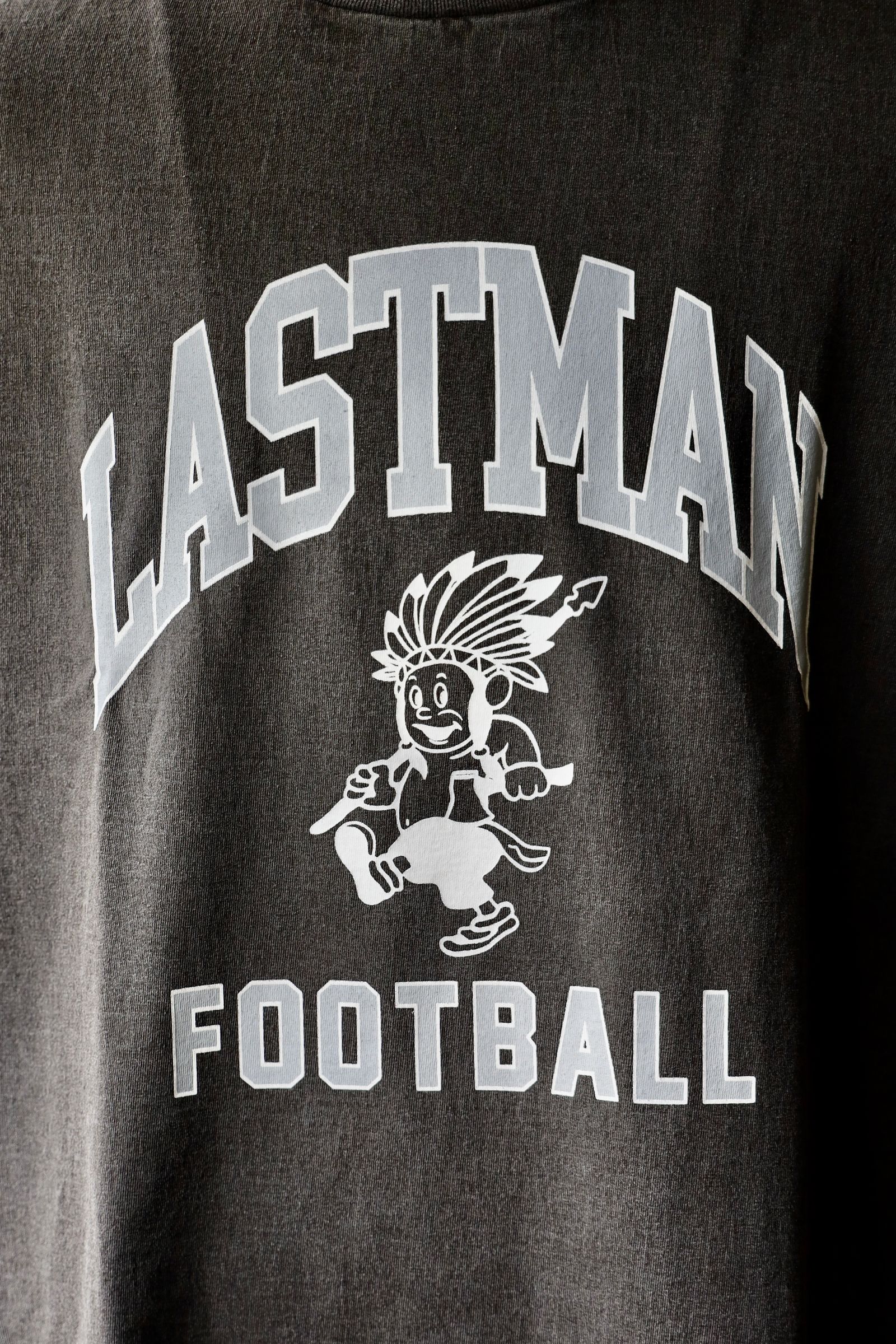 LASTMAN 25SS ラストマン大久保篤志 PRINTED TEE SHIRTS "FC LM"(251LM-CT13)BLACK
