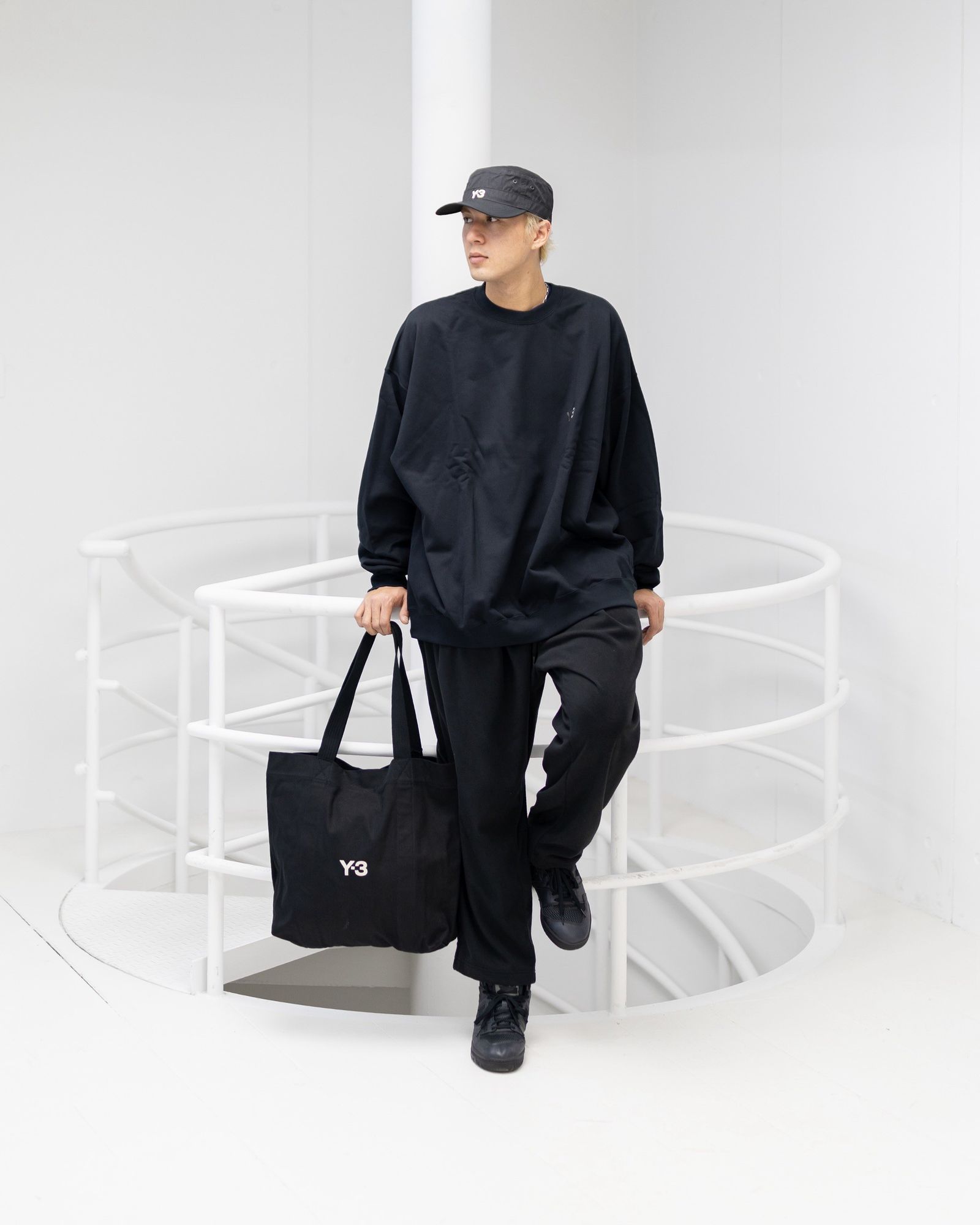 ワイスリー Y-3 スウェット FL CREW SWEAT (IW0075)BLACK☆新作発売！