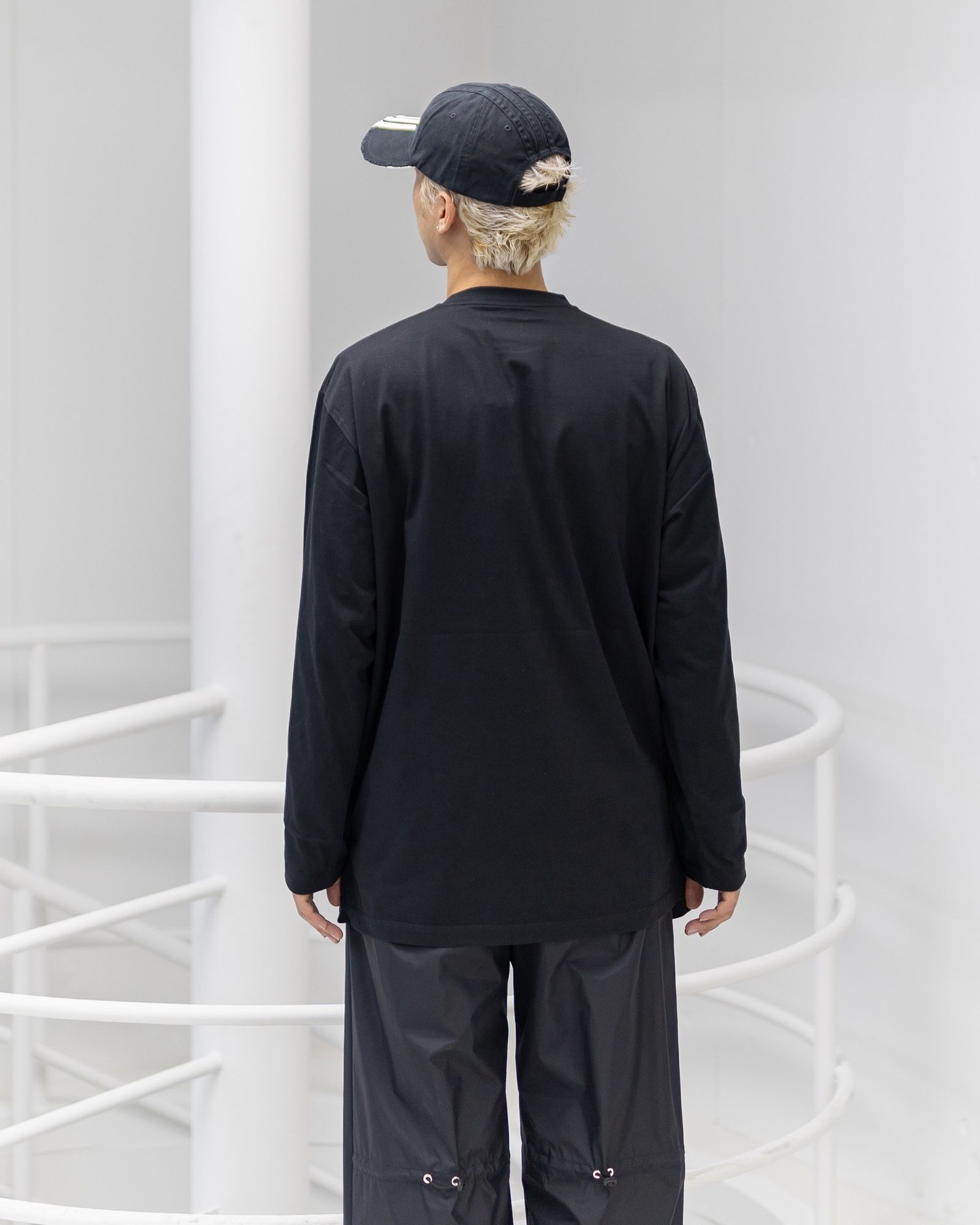 ワイスリー Y-3 LOGO LONG SLEEVE TEE (KQ9778)BLACK☆新作発売！