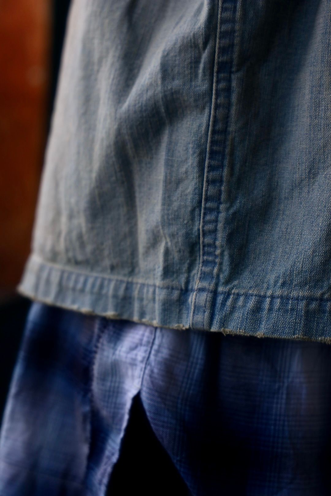 A.PRESSE 2025 STYLE2 Vintage US Navy Denim Jacketスタイル2025.6.28.