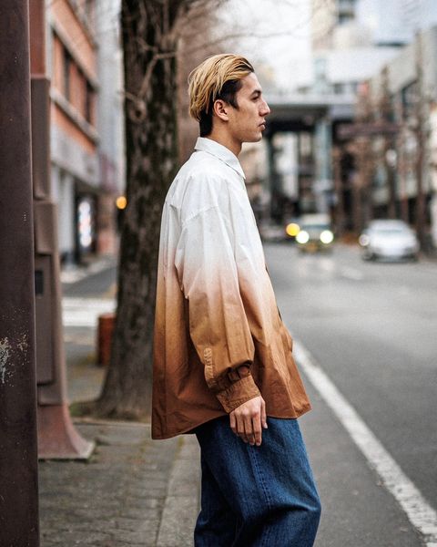 グラフペーパー Broad L/S Oversized Regular Collar Shirt スタイル 2月8日(土)新作発売！