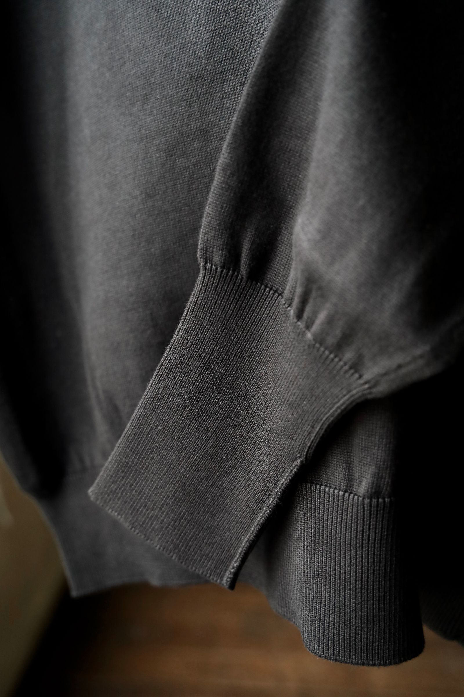 アプレッセ Cotton Knit L/S Polo Shirts(25SAP-03-02K)BLACK☆2月8日(土)発売！