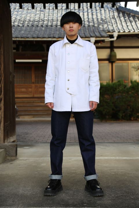 CIOTA 本藍スビンコットン13.5ozストレートデニム"NAVY" style 2020.12.25.