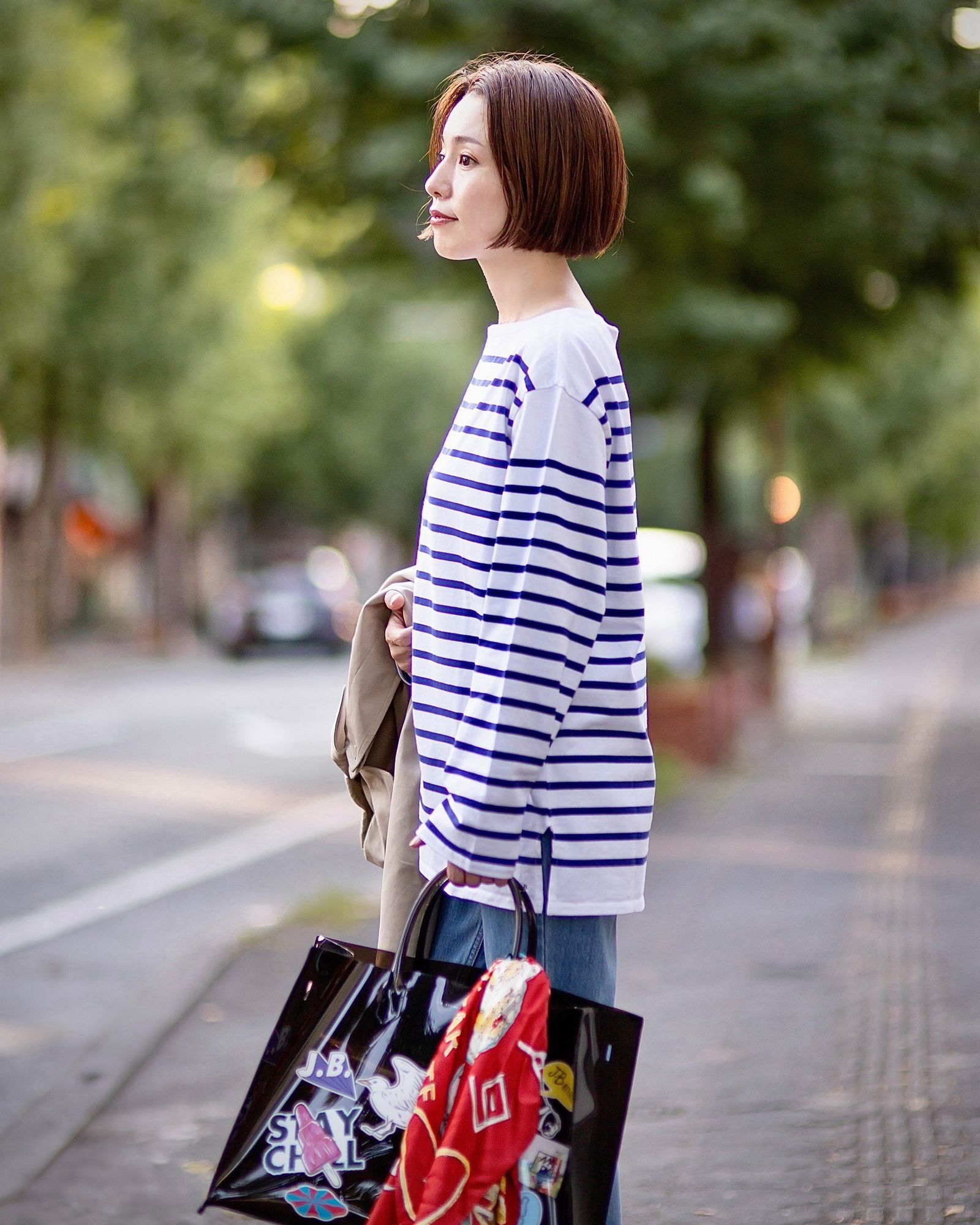 J.B. ATTIRE  Rive gauche coat style 2024.07.25