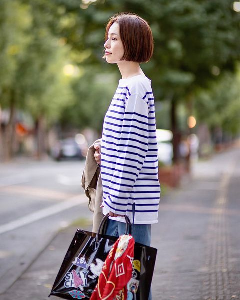 J.B. ATTIRE  Rive gauche coat style 2024.07.25