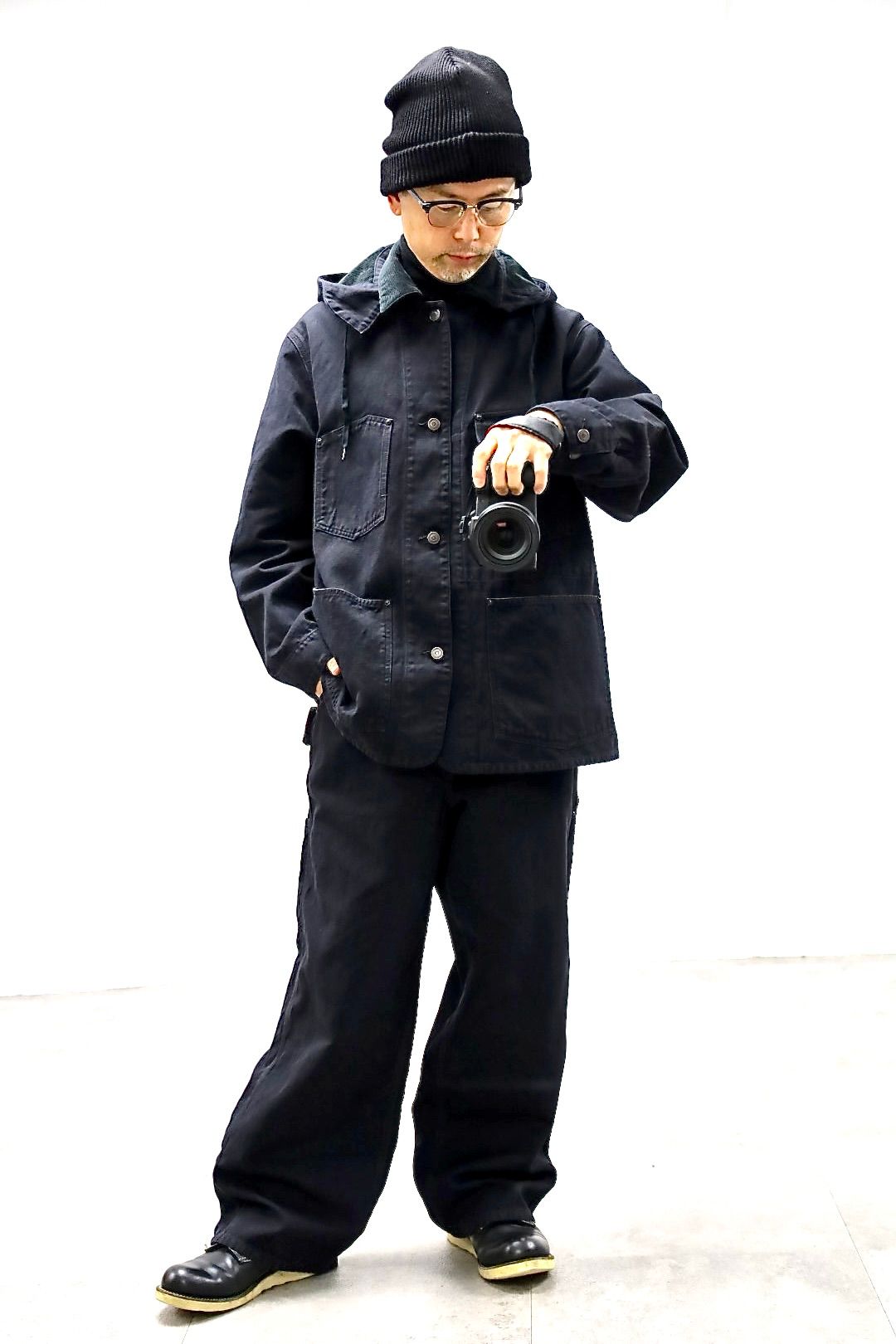 A.PRESSE - アプレッセ 2026 STYLE1 Vintage Silk Hemp Painter Pants